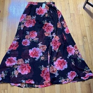 Windsor Maxi Skirt Sheer with Black Under Shorts